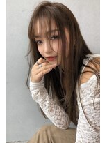 アンジェリカ 難波店(ANGELICA)&nbsp;シースルーバング顔まわりレイヤーナチュラルスタイル