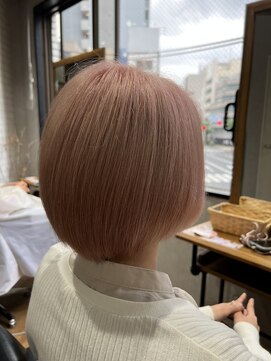 ビスイル 秋葉原店(Vis ill) ミルクティーアッシュハイトーン透明感グレージュ極細ハイライト