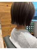 切りっぱなしボブ