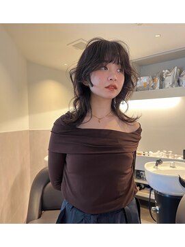 ニコフクオカヘアーメイク(NIKO Fukuoka Hair Make) 【NIKO】レイヤーカット/ウルフカット/マロンブラウン