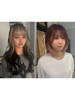 KAMI CHARISMA2022～2023受賞スタイリスト在籍★インナーカラー、グラデーションなどのカラーもお任せ☆
