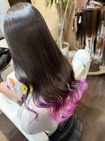 ヴァンクラウド 奈良店(VENT-CLOUD)&nbsp;10代20代30代大人可愛いエクステピンクベージュカラー