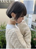 ショートボブ / 暗髪 / ショートヘア