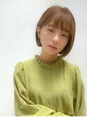 ショートカット×ひし形ショートボブ×前髪あり20代30代40代　a