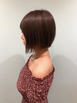 カルフール ロハス 草加東口店(Carrefour LOHAS)&nbsp;前下がりボブ・赤みブラウン・大人可愛い・韓国っぽヘア