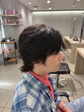 アッシュ 高幡不動店(Ash) 【Ash高幡不動店×田中】メンズ　フェザーパーマ