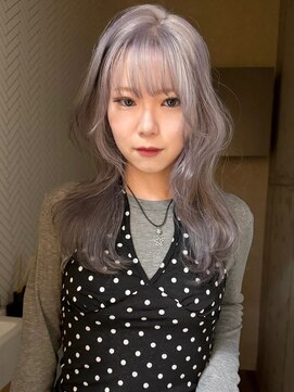 アロ 大阪梅田(alo) 【momoa】ラベンダーシルバー《ブリーチ/大阪梅田》