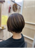 縮毛矯正×髪質改善｜ショートまとまり