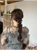 佐賀/ヘアセット/ヘアアレンジ/結婚式/二次会/成人式/リボン