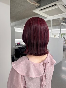 イロウ 山口どうもん店(IROW) ダブルカラー/似合わせカット/外ハネ/ブリーチなし