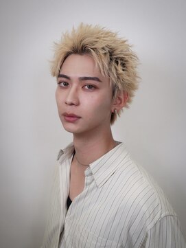 men's salon Gaudi 池袋店【メンズサロン ガウディ】【2月27日OPEN（予定）】 ハイブリーチ×スパイキーショート
