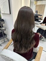 ジーナ 博多筑紫口(Zina) 艶髪ショコラグレージュ×韓国風巻き!【福田れん】