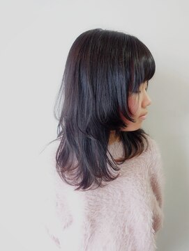 ラトリエコンタン(L´atelier Content) 30代40代50代おすすめ ざっくりハイレイヤー×セミロング