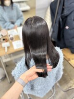 リラクオーレ 三宮 元町(LIRA CUORE) アッシュブラウン×髪質改善縮毛矯正