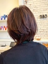 ナオシ エリアツー 北大和店(nao c area2)&nbsp;レイヤーソフトブラウンショート【生駒市】