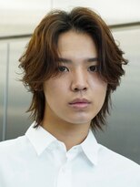 レタッチバイフィフス(RETOUCH by fifth)&nbsp;色気を引き出すセンターパート×フェザーパーマ