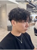 新潟駅メンズカットメンズパーマシャドウパーマ無造作パーマ韓国