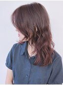 【松戸　テラカド】大人可愛いセミロングパーマバタフライカット