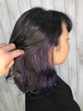 カイノ イオンモール草津店(KAINO) グレージュ×ヴァイオレット