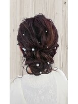 ハナココ 水戸店(hana Coco) ゆるふわアップ 結婚式 二次会 撮影 花嫁 お呼ばれ 水戸