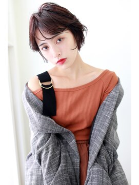 ラフィス ヘアーピュール 梅田茶屋町店(La fith hair pur) 【La fith】マッシュショート×レッドブラウン
