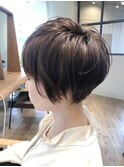 丸みのあるショート