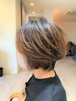 ラバフロー 小野原店(LAVA FLOW) セミロングからショートヘアーにチャレンジ