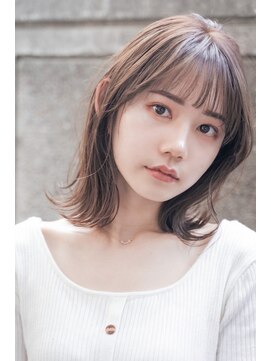 ロイジー(roijir) 【roijir 表参道】鎖骨ミディアム×シースルーバング