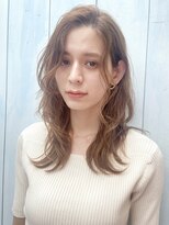 アイティーバイアルバム 松戸店(IT by ALBUM)&nbsp;ロングレイヤー_ミニウルフテラコッタくすみブルー_28731