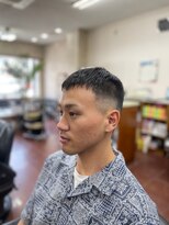 理容 鮎川&nbsp;フェードカット