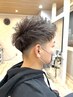 メンズカット＋眉カット￥3500