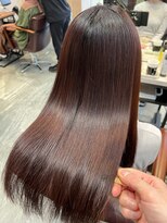 アディクト 東陽町西口(addict)&nbsp;ツヤツヤ髪になる髪質改善＿チョコブラウン＿ロング［東陽町］