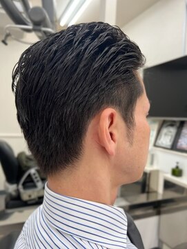 ヘアーサロンサトウ メンズビジネススタイル #平井#理容室#バーバー#パーマ