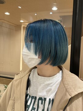 シーア(ciia) アイスブルーボブ