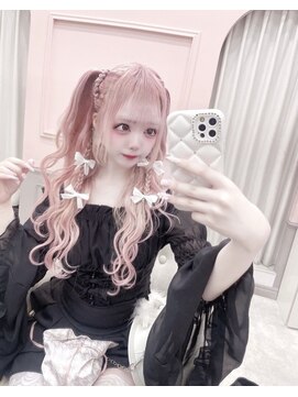 オズ 梅田店(OZ) ピンクパール/スーパー人毛エクステ/エクステ60枚/量産/地雷