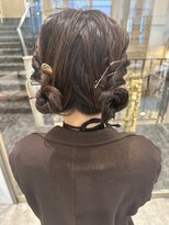 ルチア ヘア ステラ 京都店(Lucia hair stella) ツインテール風アップスタイル