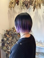 イング(ing) blue gray × purple