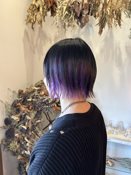 イング(ing) blue gray × purple