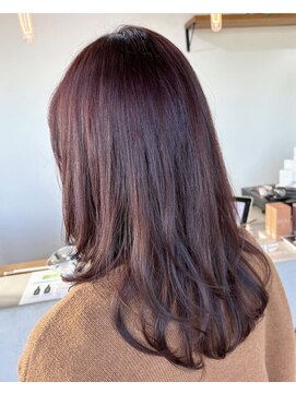 アーブル ヘアーアンドメイク(ARBRE) ダブルカラーピンクハイライト髪質改善トリートメント