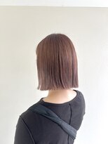 ゴットフロー(GOTTO FLOW) 切りっぱなしボブ/ボブ/外ハネ/ベージュ/ピンクベージュ