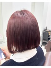 ヘア ポジション HAIR Position 本荘店 ピンクカラー