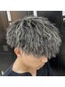 メンズカット＋パーマ＋ハイライト ￥16300
