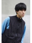 重ためショート メンズパーマ 緩めパーマ