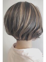 レセ 南柏店(Laissez)&nbsp;アンブレラカラー/大人ショートボブ/ホワイトベージュ/垢抜け