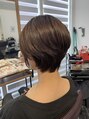 ラポールヘア イオン東長崎店 スッキリ見える☆多毛さんにオススメのくびれショート