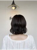 波巻きボブ×マロンブラウン