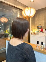 ノエル ヘアー アトリエ(Noele hair atelier)&nbsp;切りっぱなしタイトボブ