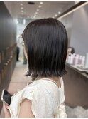 くびれヘア/顔周り/韓国/ボブ/レイヤーカット/前髪/カラー/横浜