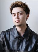 men's/メンズ/スパイキーショート/フェード/ニュアンスパーマ