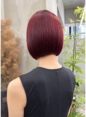 【GEEKS渋谷】ボブ/赤ボブ/秋カラー/髪質改善/トリートメント/秋